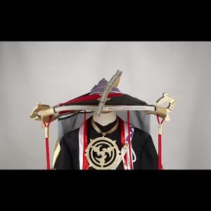 Genshin Tác Động Scaramouche Wanderer Cosplay Trang Phục Halloween Balladeer Kunikuzushi Xô Hat Trang Phục Tóc Giả Sumeru Phù Hợp Với