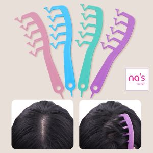 Lược chữ Z răng thưa lược che hói lược che da đầu lược chải phồng chân tóc