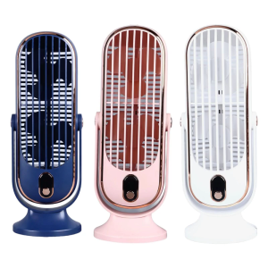 Brushless Desk Fan with LED Display Desktop Tower Fan 5 Speed Adjustable for Home Office Bedroom Table Small Cooling Fan