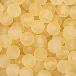30g Plastic Acrylic Beads Matte Frosted Transparent Round Loose Spacer Beads For Necklace Bracelet DIY Jewelry Craft Making