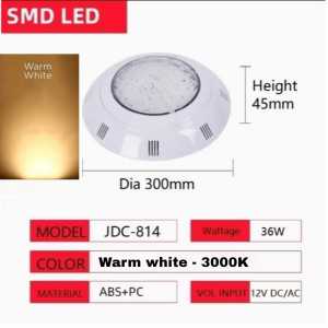 Swimming Pool Light LED 18W~36W Resin Filled Wall Mounted (3000K/6000K/RGB) IP68 Waterproof DC/AC12V
