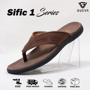 GUEVA Sandal Jepit Pria Sific 01 Series Sendal Slop Anti Slip Anti Licin Size 39-43 Bisa COD