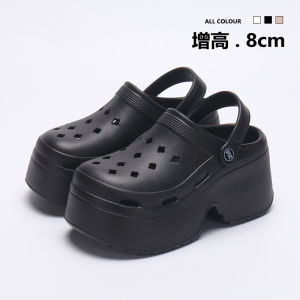 New Beach Style Height-Increasing Non-Slip Outdoor Thick-Soled Clogs Dual-Use Platform Sandals Summer Breathable WomenS Slippers
