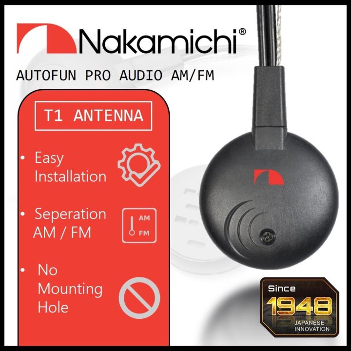 Nakamichi NT1 Radio AM FM Antenna Original Nakamichi Malaysia | Lazada