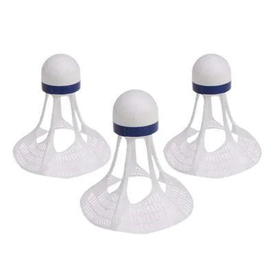 3PCS Shuttlecock Badminton Sintetis Nylon / Kok Plastik Shuttlecock Berkualitas Tahan Angin