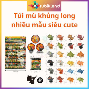 [Túi Mù] Khủng Long Cắn Ngón Tay Đồ Chơi Dinosaur Cạp Kẹp Tay Mô Hình Nhựa Hàm Có Lò Xo Trẻ Em