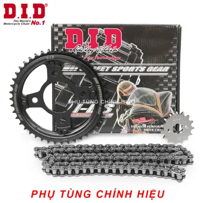 Nhông sên dĩa DID xe Winner X/150 sên đen HDN (HDS) (sên 10 ly) 428HDN-120L 15T-44T