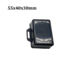 MACRAMEX ABS Plastic Project Enclosure Boxes with Ear Waterproof Storage Case High Quality Black Housing Instrument Case Electronic Supplies