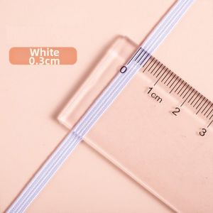 MAXG 10Yards Chiều rộng 3/5/7/9mm Dây thun dẹt Chiều dài 10 thước Độ co giãn cao Dây thun thủ công Độ co giãn cao Thiết kế Dây thun co giãn Dành cho quần cạp cao