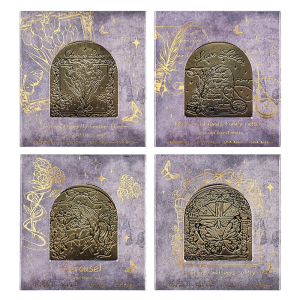 2pcs retro kim loại giấy nhớ Clip trang trí scrapbooking clip cho Sổ kế hoạch Nhật Ký Lưu ý tài liệu nhận quản lý