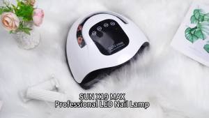 Wisdompark 320W UV LED Nail Lamp Nail Dryer for Gel Polish with 72Pcs Lamp Beads and Automatic Sensor/4 Timer Setting Professional Nail Art Tools