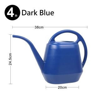 4L Large Capacity Long Mouth Plastic Watering Can Lagadera Lightweight Garden Plant Flower Watering Pot
