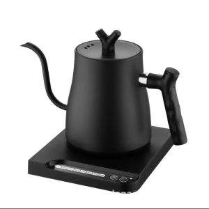 SG 3PIN Plug 1L Electric Kettle 304 Stainless Steel Gooseneck Kettle With Temperature Indicator Touch Screen Panel