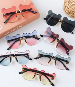 ตาป้องกันรังสีสำหรับเด็กหญิงและเด็กชาย สายตาเด็กกรองแสงฤดูร้อน แว่นกันแดดการ์ตูนสำหรับเด็ก