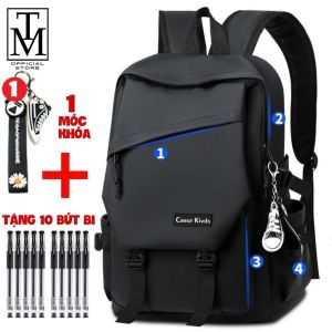 Balo nam nữ Ulzzang thời trang đi học - Cặp thời trang đẹp - Tặng 10 bút bi móc khóa đựng được laptop 156 inch TC14