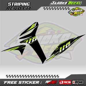 STRIPING VARIASI HONDA REVO FIT 110 / STICKER LIST VARIASI MOTOR REVO FIT 110