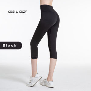 COSI COZY Celana Legging 3/4 Wanita / Celana Olahraga Selutut / Celana Yoga Wanita