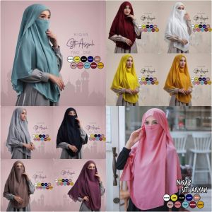 Hijab Instan Wanita Dewasa Khimar Aisyah Jilbab Seruty Babydoll Kerudung Jumbo Syari