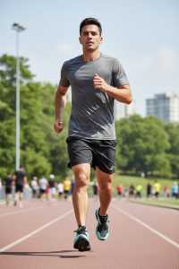 DBEZ Sepatu Running Pria Size 39-43 Sepatu Olahraga Kasual Lari Joging Ringan Empuk dan Nyaman