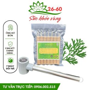Ống Hơ Ngải Cứu Đơn Dùng Cho Cả Ngải Trung Và Ngải Cứu Cỡ Đại Inox Cao Cấp - Dụng Cụ Diện Chẩn