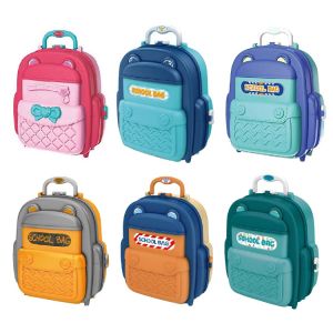 2IN1 BOWA Educational Building Blocks Toy Simulation School Bag To Table Kids Mainan Blok Pembelajaran Kanak-kanak