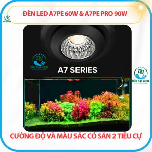 Đèn led A7 PE 60w và PE- PRO 90W chỉnh cường độ và màu sắc có sẵn 2 tiêu cự dành cho cá cảnh