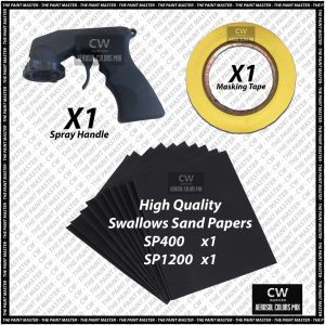 Honda EX5 Dream Gold Crystal H7002  2K Paint CW Aikka DIY Cat Aerosol Spray Bottle 370ml Motor EX5 PCX Kaler Emas 金色