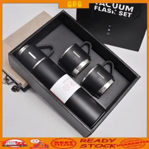 FREE 6 GIFT Vacuum Thermos Bottle Insulated Flask 500ML Tumbler Keep Hot And Cold 304 Stainless Steel Double-Layer Water Bottle Cup Best Gift Set Gift Box 保温杯保温瓶
