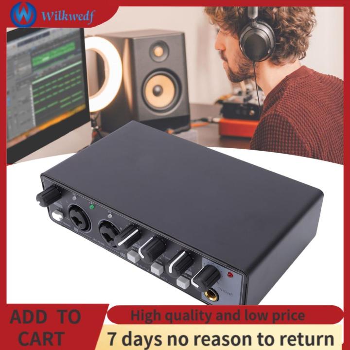 Asixxsix USB C Audio Interface 24Bit 192kHz Dual TS XLR Input ...