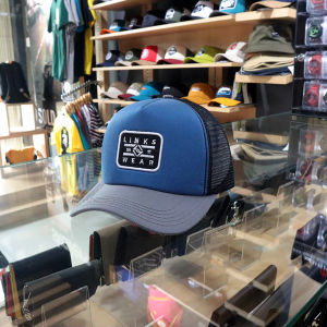 LINKSWEAR Trucker Hat Topi Jaring Pria Distro Bordir Timbul Warna Kombinasi All Variant