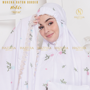 MUKENA DEWASA KATUN RAYON PREMIUM BORDIR NAHLA JUMBO