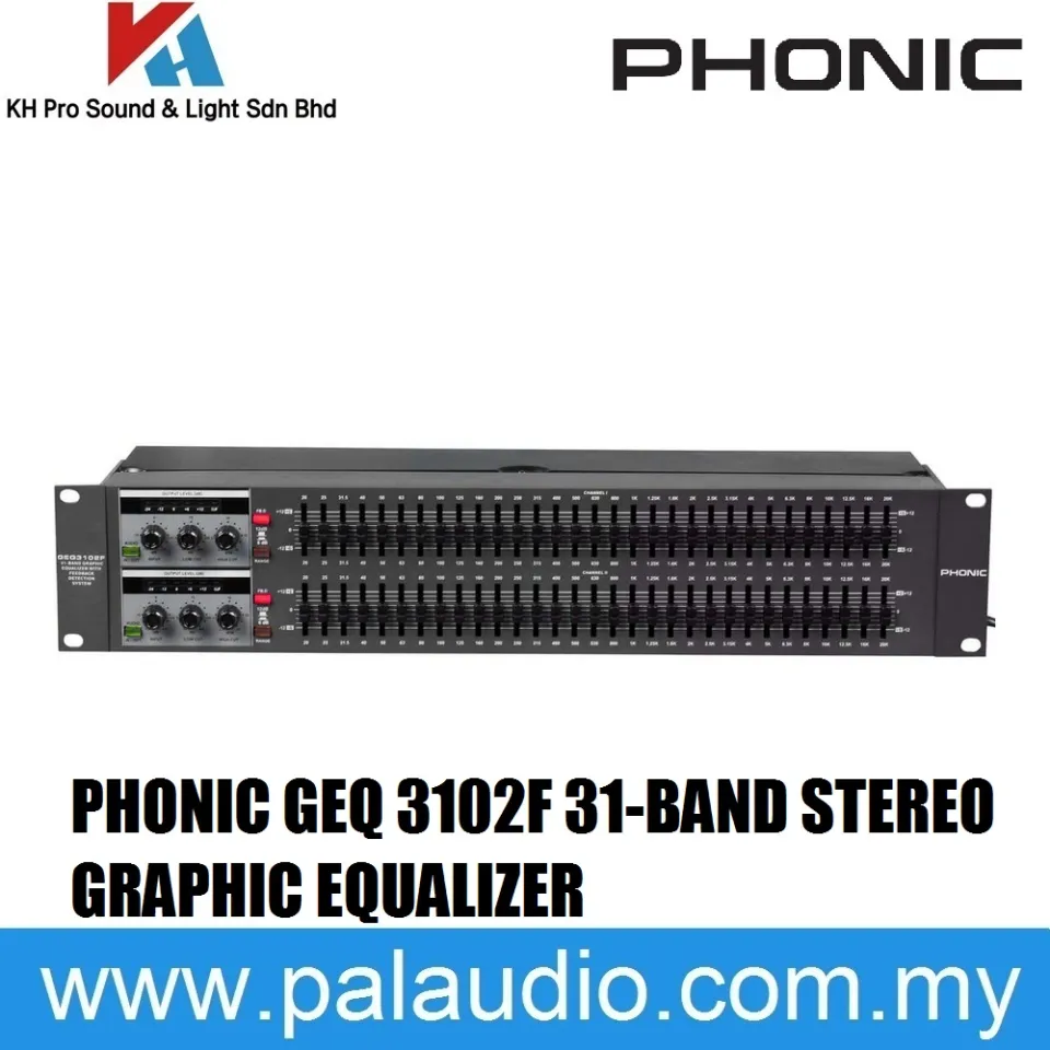 PHONIC フォニック GEQ3102F グラフィックイコライザー☆現状品