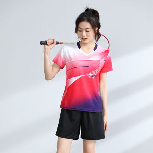 Phụ Nữ Mới Trọng Lượng Nhẹ Áo chơi tennis Cầu Lông T Áo Sơ Mi Bóng Bàn Áo quần áo tập thể dục Khô Phù Hợp Phù Hợp Cho Bóng Chuyền Quần Áo Thể Thao Đồng Phục