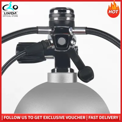 LIXADA Diving Medium Pressure Hose Carbon Fiber Low Pressure Scuba Diving Braided Hose for Second Stage Regulators