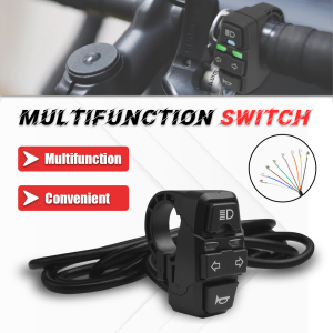 Multifuntion motorcycle handle switch