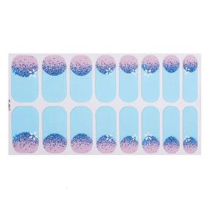 Gels Nail Strips Glittering Gels Nail Stickers Flowers Nail Art Stickers Nails Polish Wraps French Tip Nail Stickers