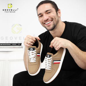 Geovelli - Sepatu Sneaker Pria Terbaru & Kulit Sintetis