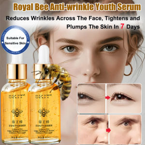 [Ladies Recommend] Collagen Gilded Anti-wrinkle Essence Liquid Is Specially Designed For Wrinkles. Genuine Gilded Particle Anti-wrinkle And Firming Liquid For Young Face 鎏金粒子抗皱紧致童颜液