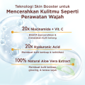 Citra Natural Booster Body Serum Fresh Glow with 20X Niacinamide + Vitamin C & 20X Hyaluronic Acid 180 ML. 