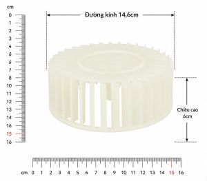 Cánh quạt máy sấy BeKo đk15cm