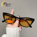 (Bros Woo) Korean Small Frame Vintage Sun Glasses Fashion Cat Eye Shade ...