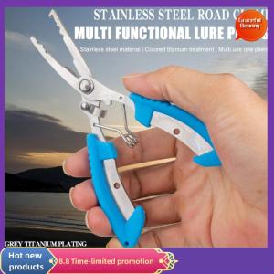 Graceful Curved Mouthed Fishing Pliers Stainless Steel Powerful Horse Fish Line Scissors Multifunctional Road Pliers