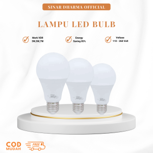Lampu bohlam LED 5W VDR Prima Kuning