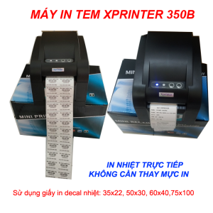 Máy in tem nhiệt Xprinter 350B