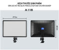 Đèn Led Studio Photography Light Cao Cấp Size Lớn 47x33cm A118 Đèn Studio Quay Phim, Đèn Livestream Bán Hàng,  Chụp Ảnh, Review Sản Phẩm, Spa,  Kèm Remote, Chân cao 2,1m. 