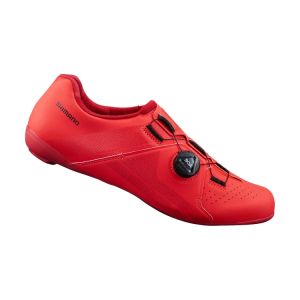 [GENUINE] SHIMANO RC300 RC300E WIDE MEN SHOE EU40 41 42 43 45 46 ROAD CYCLING SHOE BLACK RED WHITE - VK Cycles Puchong