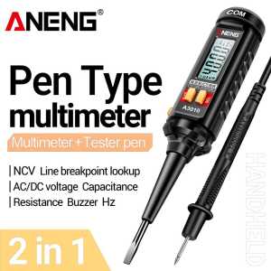 NO LIMIT ANENG Digital Multimeter Tespen Listrik Cek Kabel Putus Digital + Baterai AAA 2 Pcs A3010