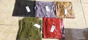 Kemeja Gita Rami Basic TERLARIS/Shirt Crop Linen depan dua saku /Kemeja outer crop KEKINIAN 2023/COD