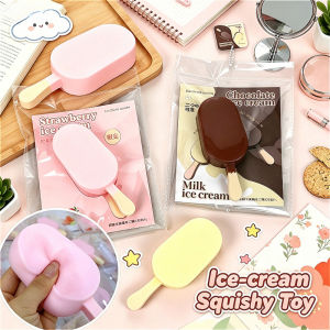 Ice Cream Squishy Toy for Kids Safe PU Slow Rebound Stress Relief Cute Birthday Gift for Kids