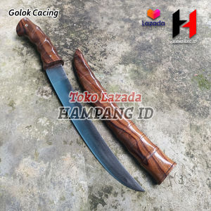 Pisau Sembelih Zambia Sonokeling Baja Per Siap Pakai